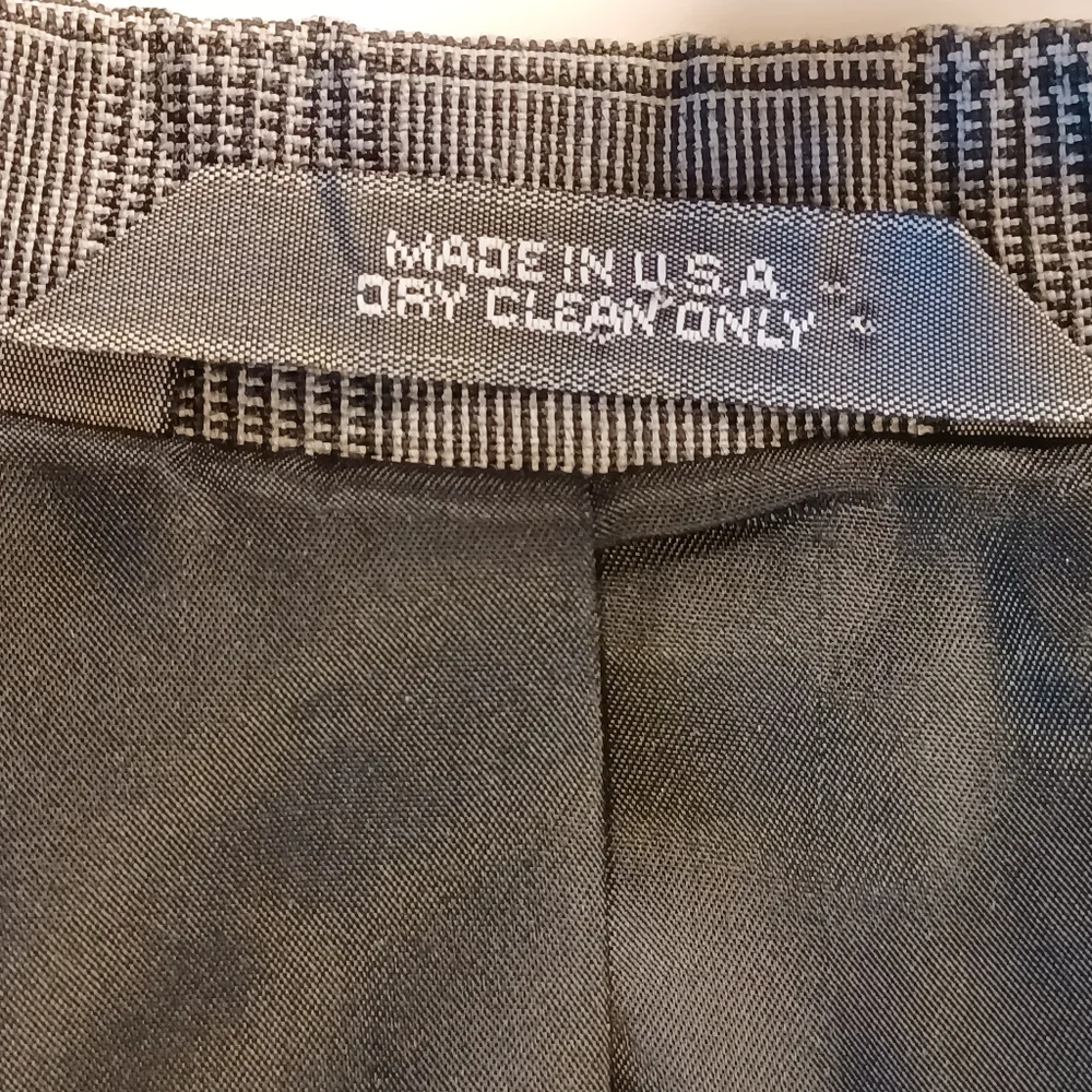Haggar Imperial Sports Coat Blazer Men's Sz 42 Gray Plaid